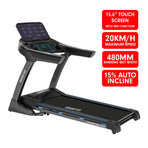 Powertrain V1100 Treadmill with Wifi Touch Screen & Incline, image 2