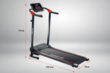 Powertrain V20 Foldable Treadmill Home Gym Cardio Walking Machine - Close-Up Angle
