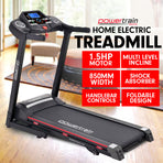 Powertrain V30 Foldable Treadmill Manual Incline Home Gym Cardio, Foldable