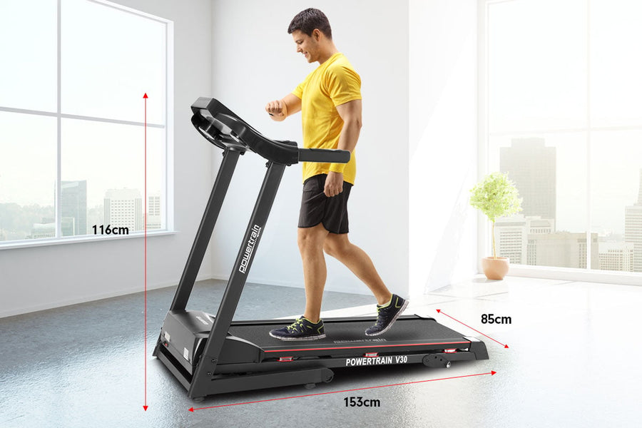 Powertrain V30 Foldable Treadmill Manual Incline Home Gym Cardio, image 8