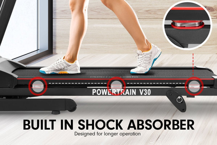 Powertrain V30 Foldable Treadmill Manual Incline Home Gym Cardio, image 10