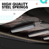 Kahuna 4.5ft Trampoline Round Free Safety Net Spring Pad Cover Mat Outdoor Yellow Purple - Top-Down View