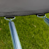 Kahuna 10ft Trampoline Free Ladder Spring Mat Net Safety Pad Cover Round Enclosure Blue - Top-Down View