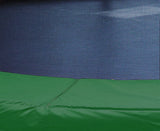 Kahuna 12ft Trampoline Free Ladder Spring Mat Net Safety Pad Cover Round Enclosure Green - Top-Down View