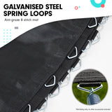 Kahuna Oval Replacement Trampoline Mat - 8ft x 14ft - Side View