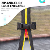Kahuna Replacement Trampoline Net for 8ft x 14ft Oval Trampoline - Front View