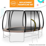 Kahuna Replacement Trampoline Net for 8ft x 14ft Oval Trampoline - 45-Degree Angle