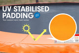 Kahuna 6ft x 9ft Replacement Rectangular Trampoline Pad - 45-Degree Angle