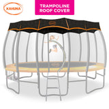 Kahuna 14ft Removable Twister Trampoline Roof Shade Cover - Front View