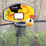 Kahuna Trampoline Basketball Ring Set with Mini Ball and Pump - Rear View