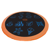 Kahuna 10ft Replacement Trampoline Jumping Mat - Emoji - Front View