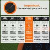 Kahuna 12ft Replacement Trampoline Jumping Mat - Emoji - Low Angle