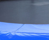 Kahuna 12ft Trampoline Replacement Pad Round - Blue - Side View