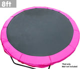 Kahuna 8ft Trampoline Replacement Pad Round - Pink - Front View