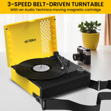 Victrola Revolution Go Portable Record Player Vinyl Stream Stereo Turntable - Rear View