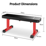 Powertrain Home Gym Flat Bench Press Fitness Equipment - 45-Degree Angle