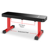 Powertrain Home Gym Flat Bench Press Fitness Equipment - Low Angle