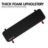 Powertrain Height-Adjustable Exercise Home Gym Flat Weight Bench - Rear View