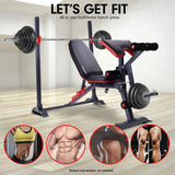 Powertrain Adjustable Weight Bench Home Gym Bench Press - 301 - Front View
