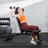 Powertrain Multi Workout Bench with Transport Wheels and Adjustable Backrest - Extra Image
