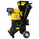 Ducar 89mm Key Electric Start Wood Chipper 420cc 15hp 4-stroke Engine Unleaded Petrol Garden Shredde