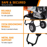 Ducar 7hp Wood Chipper Shredder Mulcher Grinder Petrol Orange - 45-Degree Angle