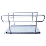 Kartrite 6ft Aluminium Mobility Wheelchair Ramp with Safety Handrails Non-Slip Portable Threshold Ramp 850lbs