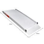 Kartrite 8ft Aluminium Wheelchair Ramp 380kg Heavy Duty Portable Non-Slip Access Ramp for Mobility Scooter