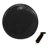 Powertrain Yoga Stability Disc Home Gym Pilates Balance Trainer Black - Front View