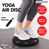 Powertrain Yoga Stability Disc Home Gym Pilates Balance Trainer Black - Extra Image