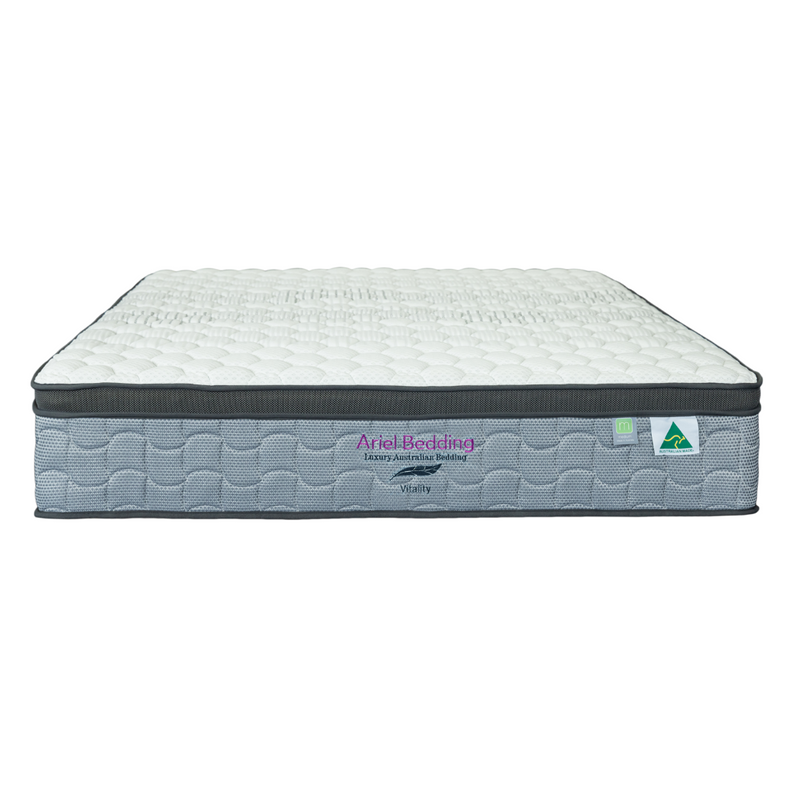 35cm Giselle Mattress King Bed Bamboo Pocket Firm Foam