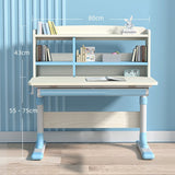 Height Adjustable Children Kids Ergonomic Study Desk Chair Set 80cm Blue AU - Front View