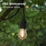 20M Festoon String Lights Kits Christmas Wedding Party Waterproof outdoor - Low Angle