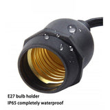 90M Festoon String Lights Kits Christmas Wedding Party Waterproof outdoor - Rear View