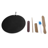 32cm Nonstick Frying Indian Tava Dosa Chapati Pan Flat Skillet Griddle Pan - Front View