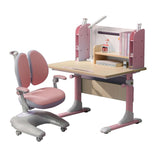 Height Adjustable Children Kids Ergonomic Study Desk Chair Set 80cm Blue AU - Low Angle