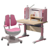 Height Adjustable Children Kids Ergonomic Study Desk Chair Set 80cm Blue AU - Side View