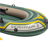 INTEX Seahawk 2 Person Inflatable Boat Fishing Boat Raft Set 68347NP - Front View