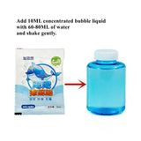 Electric Bubble Gun Machine Soap Bubbles Kids Adults Summer Outdoor Playtime Toy - 45-Degree Angle
