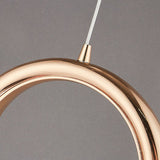 BAMDECOR Moon Stair Chandelier Golden Luxury Villa Duplex Staircase Chandelier Apartment Revolving Loft Hollow Living Room (Dimmable Control) - 45-Degree Angle