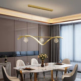 Luxury Hand Blown Glass LED Pendant Light 100cm Adjustable 3 Color Dimmable Remote Control for Dining Bar Living Room - Top-Down View
