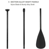 Alloy Adjustable 2-part SUP Paddle Stand Up Paddle Board Edge Guard 160-215cm Single - Front View