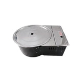 AMZ Korean Portable Gas BBQ Stove Grill Plate Burner Butane Camping Gas Cooker - Top-Down View