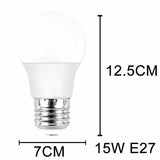 10 PCS 220V 15W NEW LED Radar Sensor Motion Bulb E27 B22 Smart Security Light Lamp Globe Bulb