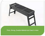 Foldable Portable BBQ Charcoal Grill Barbecue Camping Hibachi Picnic small - Rear View
