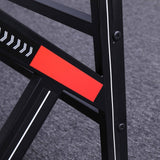 Gaming Desk Desktop PC Computer Desks Desktop Racing Table Office Laptop Home K-Shaped Legs Black 120cm - Rear View