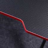 Gaming Desk Desktop PC Computer Desks Desktop Racing Table Office Laptop Home K-Shaped Legs Black 120cm - Low Angle