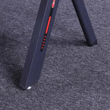 140cm RGB Gaming Desk Home Office Carbon Fiber Led Lights Game Racer Computer PC Table Y-Shaped Black - Low Angle