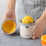 Ecoco Manual Lemon Juicer Hand Orange Squeezer Fruit Citrus Kitchen Plastic Tool Capacity Machine - Close-Up Angle