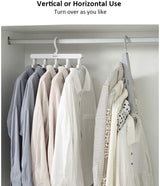 Magic Hanger Space Saving Multifunctional Clothes Coat Hanger Dryer Laundry Drying Rack Airer Clothes Horse Grey - Top-Down View